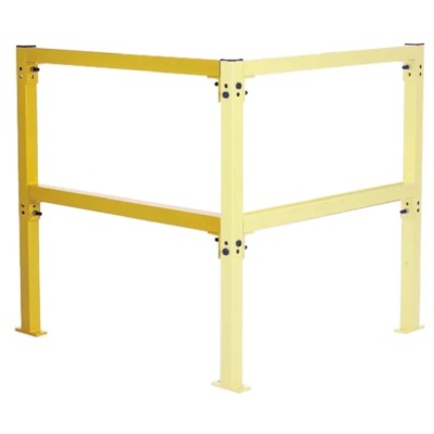 RS PRO Bright Yellow Steel Safety Barrier Extension Bay, 1m Height, 950mm Width 134-190