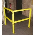 RS PRO Bright Yellow Steel Safety Barrier Extension Bay, 1m Height, 950mm Width 134-190