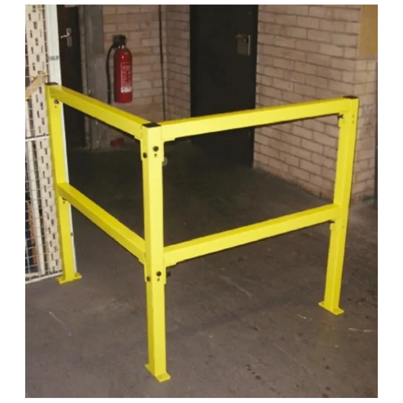 RS PRO Bright Yellow Steel Safety Barrier Extension Bay, 1m Height, 950mm Width 134-190