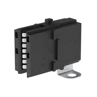 Molex 213191 Series Right Angle Screw Busbar Connector, 1-Contact, 1 Row, 600V, 200A, Liquid Crystal Polymer 2131910001
