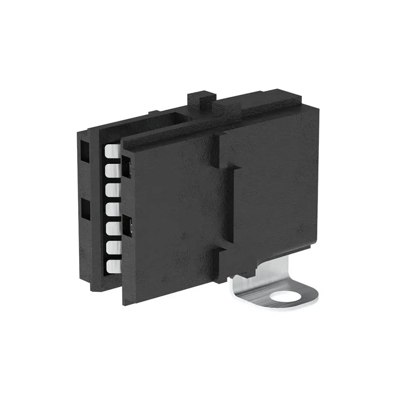 Molex 213191 Series Right Angle Screw Busbar Connector, 1-Contact, 1 Row, 600V, 200A, Liquid Crystal Polymer 2131910001