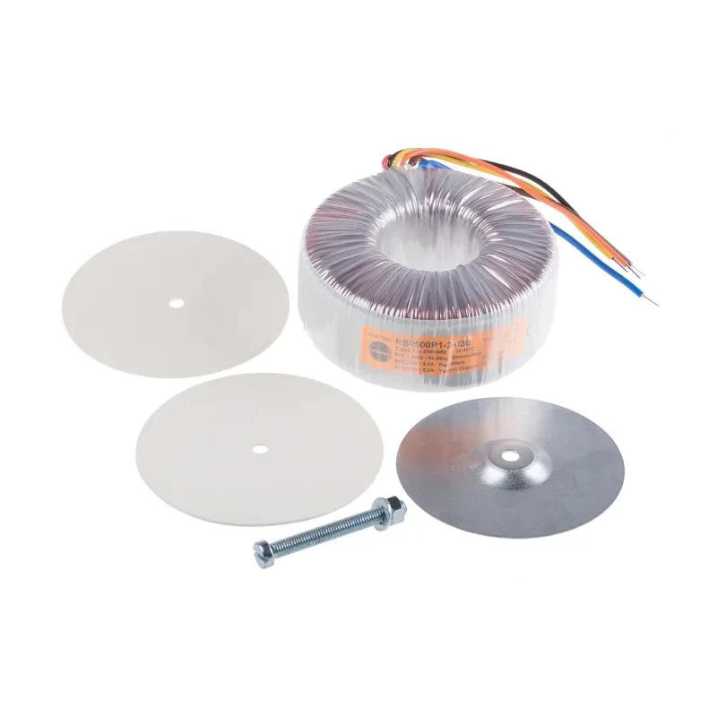 Nuvotem Talema Toroidal Transformer 230 V ac Primary, 2 x 30 V ac Secondary, 500 VA, 10A, 136mm Diameter, 60mm 0500P1-2-030