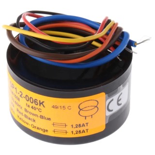 Nuvotem Talema Encapsulated Toroidal Transformer 230 V ac Primary, 2 x 6 V ac Secondary, 2 Outputs, 15 VA 0015P1-2-006K