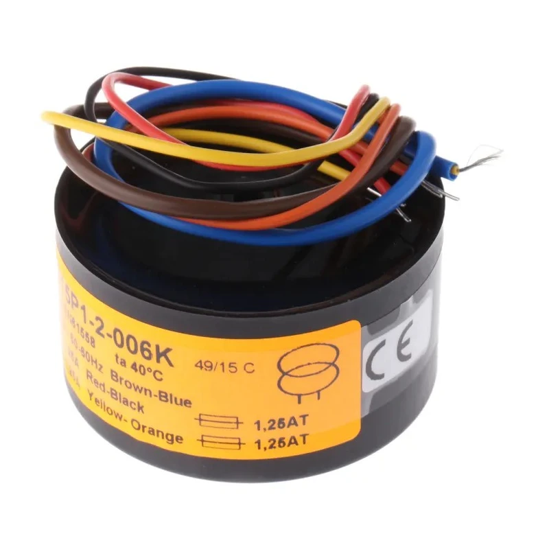 Nuvotem Talema Encapsulated Toroidal Transformer 230 V ac Primary, 2 x 6 V ac Secondary, 2 Outputs, 15 VA 0015P1-2-006K