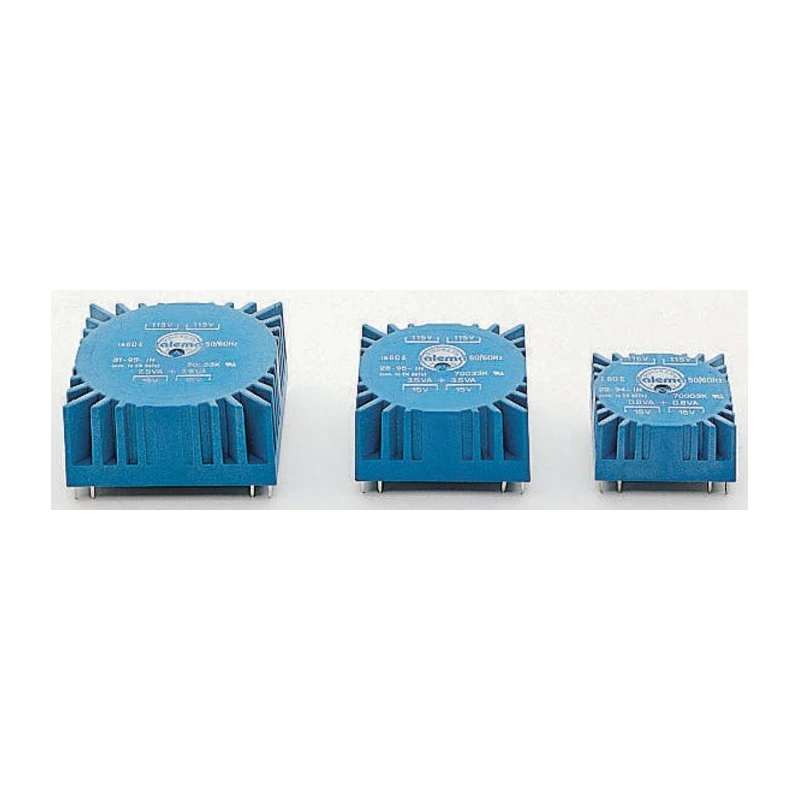Nuvotem Talema Toroidal Transformer 230 V AC 2 x 18 V AC Dual Output 1.6 VA PCB Mount 70004K