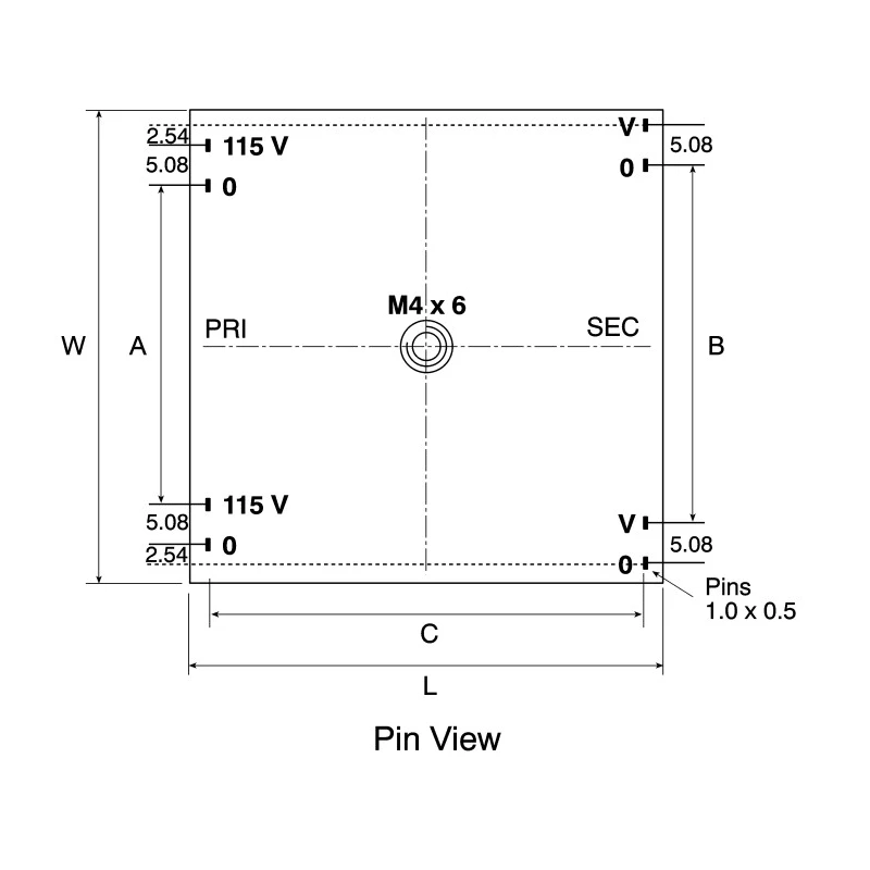 Nuvotem Talema Toroidal Transformer 230 V AC 2 x 18 V AC Dual Output 1.6 VA PCB Mount 70004K
