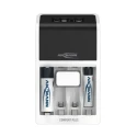 Ansmann Battery Charger for NiMH 1.2V, 8.4V, 9V Batteries 650mA Output Current UK Plug 4 Slots 1001-0094-44-520