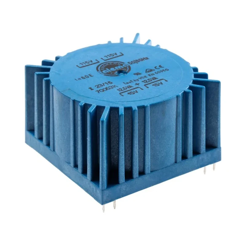 Nuvotem Talema Toroidal Transformer 230 V ac 2 x 15 V ac 2 Output 25 VA IEC UL 70063K
