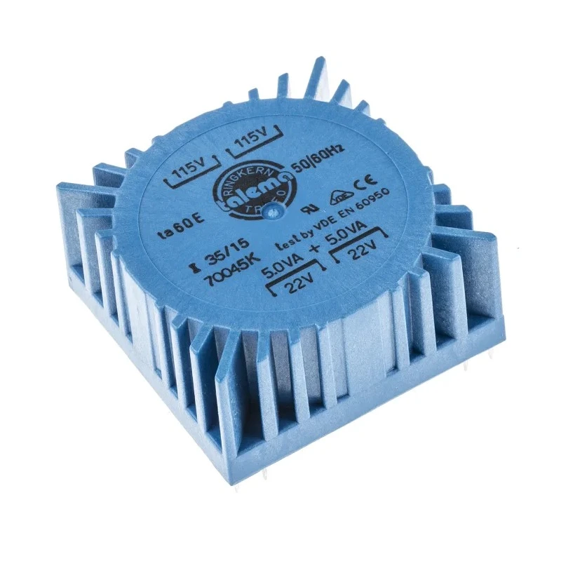Nuvotem Talema Toroidal Transformer 230 V ac Primary, 2 x 22 V ac Secondary 10 VA 2 Output 70045K