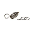 Telegartner TNC Series Coaxial Connector Bulkhead Mount Female, 50 Ω, Straight Body Solder Termination 136-875