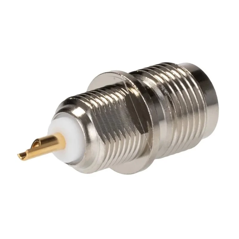 Telegartner TNC Series Coaxial Connector Bulkhead Mount Female, 50 Ω, Straight Body Solder Termination 136-875
