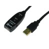 NewLink IC Socket USB Cable Male USB Type A to Female USB Type A Black 25m USB 2.0 USB2-REP25