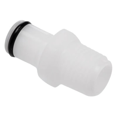 Colder Products Hose Connector Threaded 1/4 in Acetal Body White 8.3 bar PLC24004