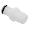 Colder Products Hose Connector Threaded 1/4 in Acetal Body White 8.3 bar PLC24004