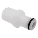 Colder Products Hose Connector Threaded 1/4 in Acetal Body White 8.3 bar PLC24004