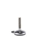 Nu-Tech Engineering M16 75 mm Diameter Adjustable Foot Stainless Steel 750 kg Static Load Capacity 3.5° Tilt Angle A205/002