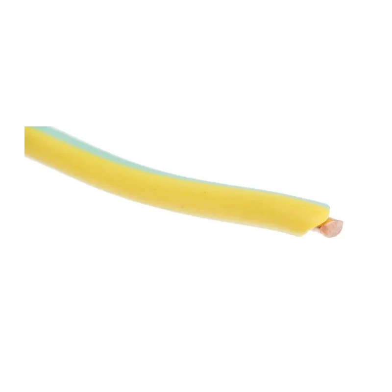 RS PRO H07V-U Series Yellow Green 1.5 mm² 0 AWG Hook Up Wire 100 m Polyvinyl Chloride 139-206