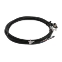 Brad from Molex Female 3-way M8 to Male 3-way Unterminated Sensor Actuator Cable 10m 30V PUR Black 1200868004