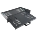 CAMDENBOSS Black Cantilever Shelf 2U, 10kg Load, 446mm x 280mm CAXCTT280