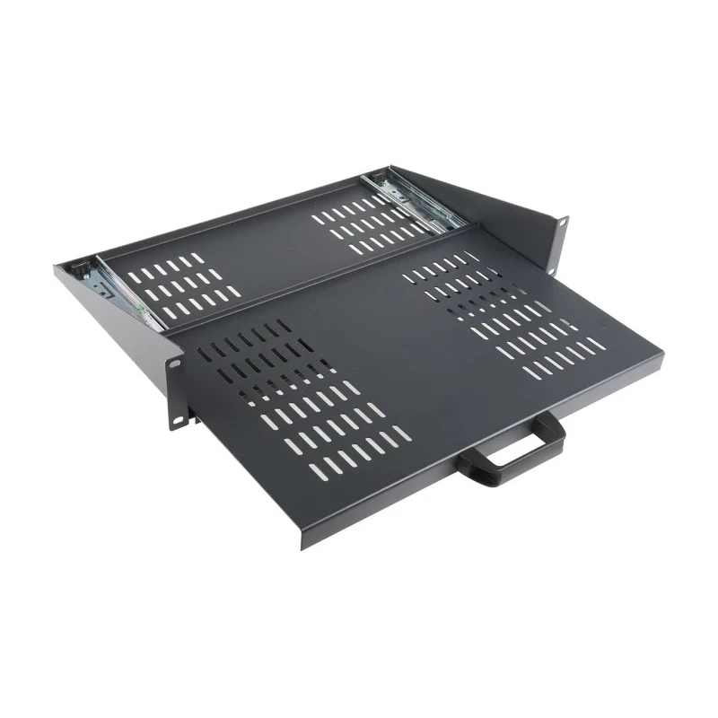 CAMDENBOSS Black Cantilever Shelf 2U, 10kg Load, 446mm x 280mm CAXCTT280