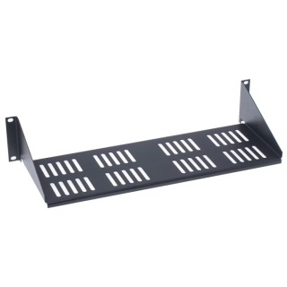 CAMDENBOSS WITrack Series Black Cantilever Shelf 2 U, 20kg Load, Steel, Adjustable Depth CAX2TY180