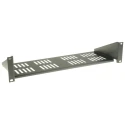 CAMDENBOSS WITrack Series Black Cantilever Shelf 2 U, 20kg Load, Steel, Adjustable Depth CAX2TY180