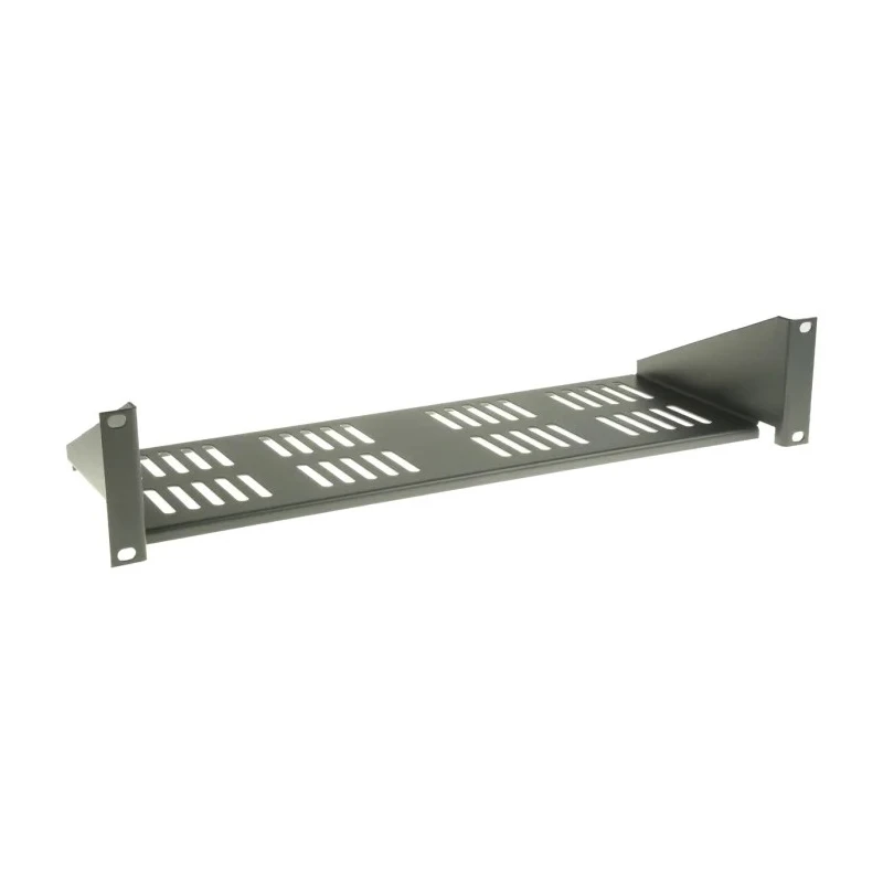 CAMDENBOSS WITrack Series Black Cantilever Shelf 2 U, 20kg Load, Steel, Adjustable Depth CAX2TY180