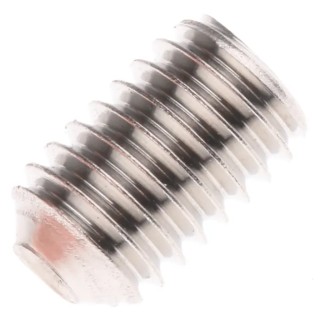 RS PRO Stainless Steel M5 x 8 mm Plain Cup Hex Socket Grub Screw 137-786