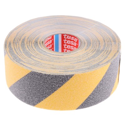 Tesa Yellow Black Anti-Slip Hazard Tape 50mm Width, 900μm Thickness, 15m Length 60951-00000-02