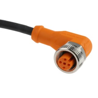 ifm electronic Sensor Actuator Cable Female 4-way M12 to Unterminated Free End, 2m Length EVC004