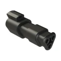 Amphenol Industrial AT04 Connecting Cable Male Black Cable 3 Way Crimp Termination AT04-3P-SR02BLK