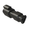 Amphenol Industrial AT04 Connecting Cable Male Black Cable 3 Way Crimp Termination AT04-3P-SR02BLK