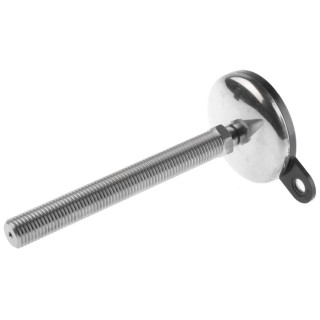 Nu-Tech Engineering M24 100 mm Diameter Stainless Steel Adjustable Foot, 1000 kg Static Load Capacity, 3.5° Tilt A205/014