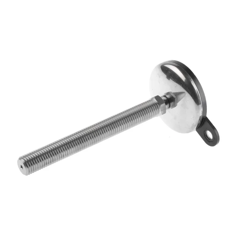 Nu-Tech Engineering M24 100 mm Diameter Stainless Steel Adjustable Foot, 1000 kg Static Load Capacity, 3.5° Tilt A205/014