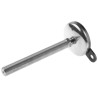 Nu-Tech Engineering M24 100 mm Diameter Stainless Steel Adjustable Foot, 1000 kg Static Load Capacity, 3.5° Tilt A205/014