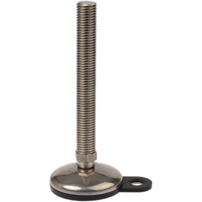 Nu-Tech Engineering Stainless Steel M20 75 mm Thread Length Adjustable Foot 750 kg Static Load Capacity 3.5° Tilt A205/005