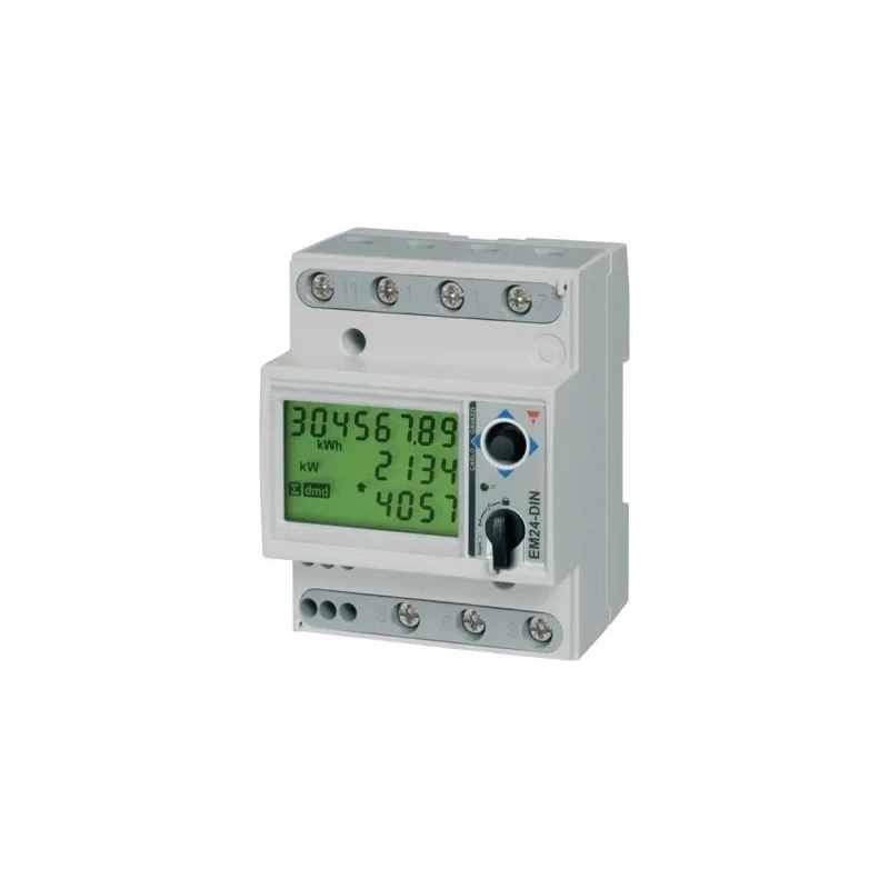 Carlo Gavazzi 3 Phase Digital LCD Energy Meter EM24DINAV93XM1X