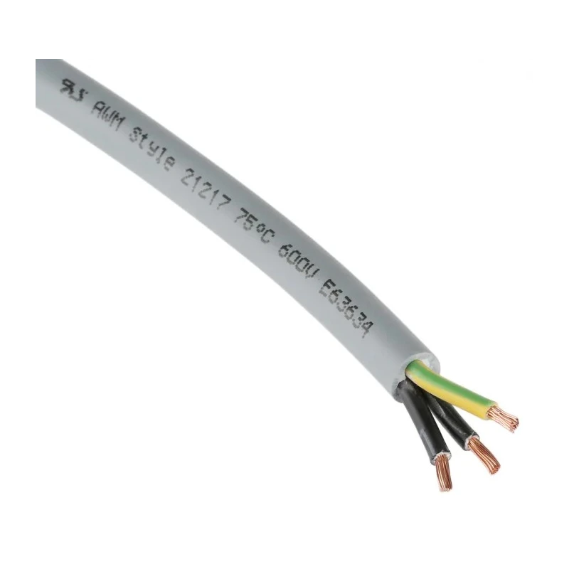 Lapp ÖLFLEX CLASSIC 130 H Control Cable, 3 Cores 15 AWG, Unscreened, 50 m, Silver Grey Low Smoke Zero Halogen Sheath 1123107