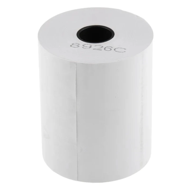 RS PRO White Thermal Printer Paper Roll 55g/m², 22mm x 20 Rolls Roll Form 224-9853