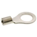 TE Connectivity STRATO-THERM Uninsulated Ring Terminal, M8 Stud Size, 12 AWG to 10 AWG Wire Size 323064