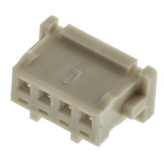 Hirose DF13 Male Connector Housing 1.25 mm Pitch 4 Way 1 Row Straight 
