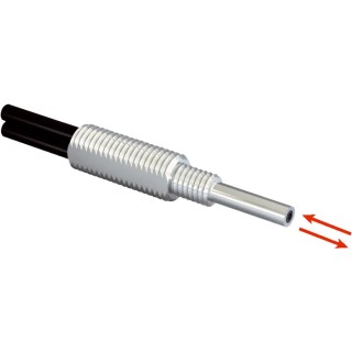SICK Fiber Optic Adapter for Fibre Optic Amplifiers LL3 Series, Compatible with GLL170(T), WLL24 Ex, WLL180T, RoHS LL3-DB02