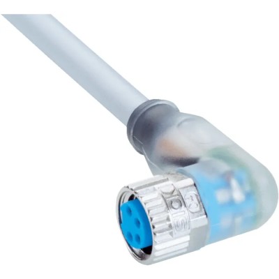 SICK Female 4 Way M8 to Unterminated Sensor Actuator Cable 10 m 24V Polyvinyl Chloride Jacket YI8U14-100VA3XLEAX