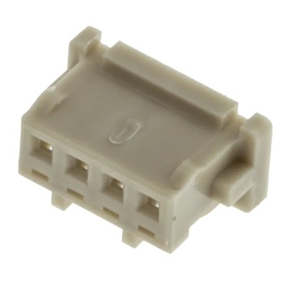 Hirose DF13 Male Connector Housing 1.25 mm Pitch 4 Way 1 Row Straight 