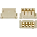 Hirose DF13 Male Connector Housing 1.25 mm Pitch 4 Way 1 Row Straight 