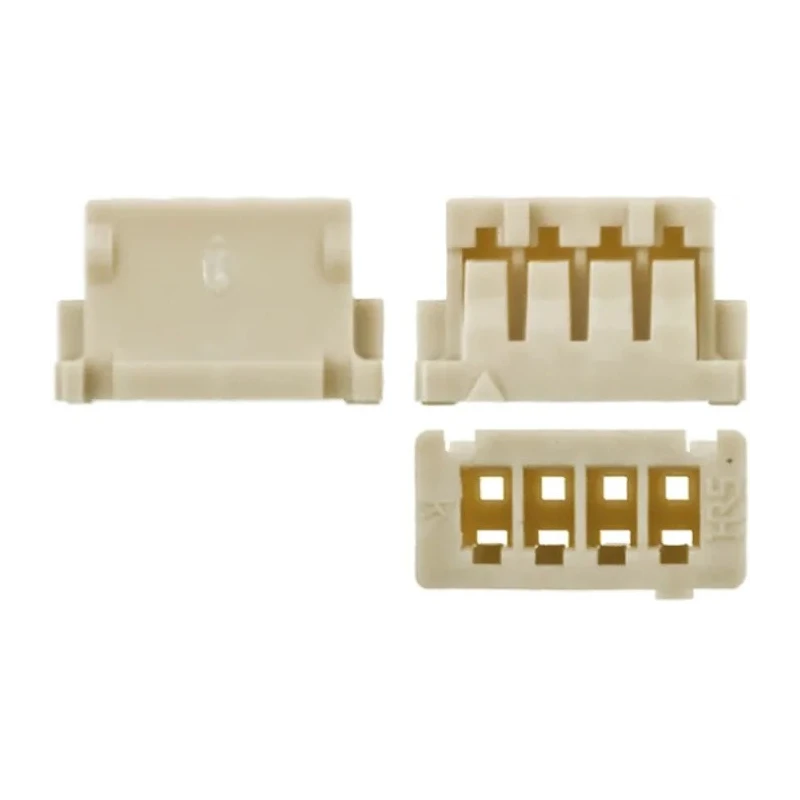 Hirose DF13 Male Connector Housing 1.25 mm Pitch 4 Way 1 Row Straight 