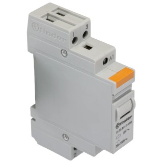 Finder DIN Rail Non-Latching Relay 12V AC Coil 20A Switching Current DPST 22.22.8.012.4000