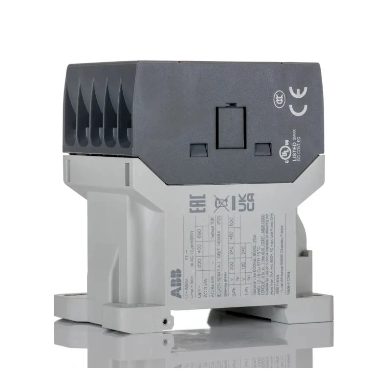 ABB Contactor 24V Coil 3-Pole 22A 2.2kW Motor Control with 1 NO Auxiliary Contact 1SBL101001R2010 AS09-30-10-20