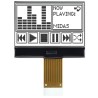 Midas Graphic LED LCD Monochrome Display White on White 128 x 64 Resolution MCCOG128064B12W-FPTLW