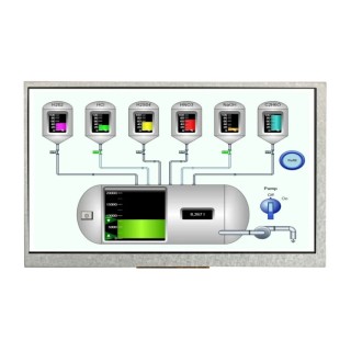 Midas 7 in TFT LCD Colour Display 1024 x 600 Pixel HDMI Interface MDT0700ESH-HDMI